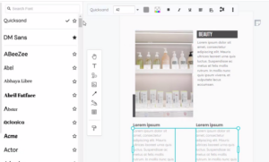 Adjust font settings with the Font pane