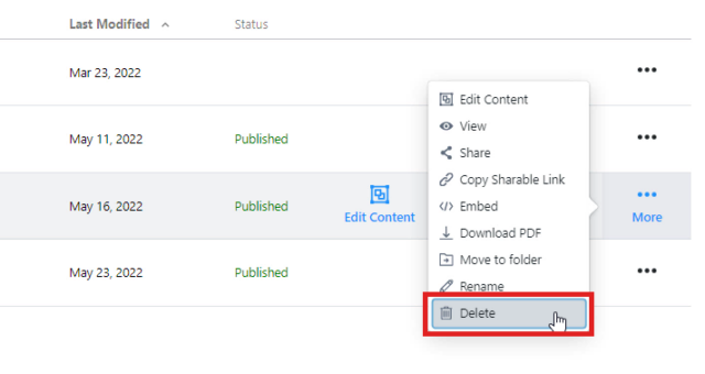 How to Delete Flipbooks
