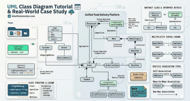 Dari Konsep ke Kode: Panduan Lengkap Diagram Kelas UML & Studi Kasus