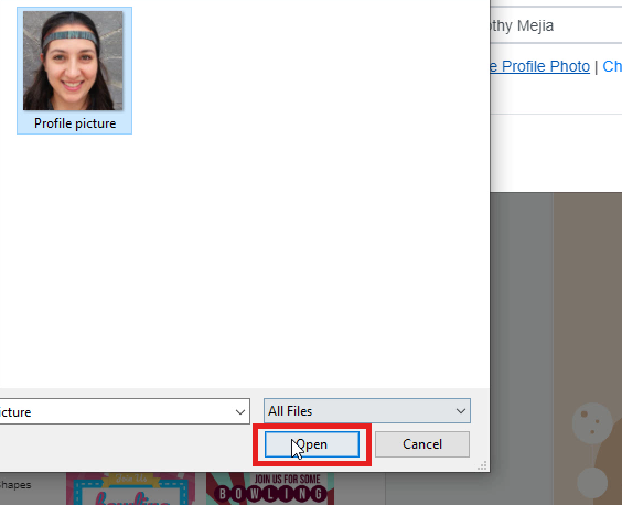 How to change my profile photo?