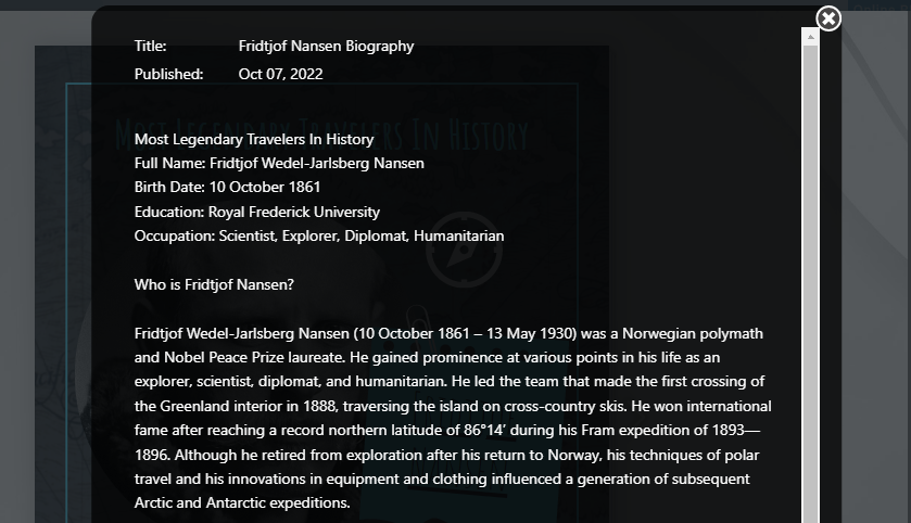 How to specify description for your flipbook?