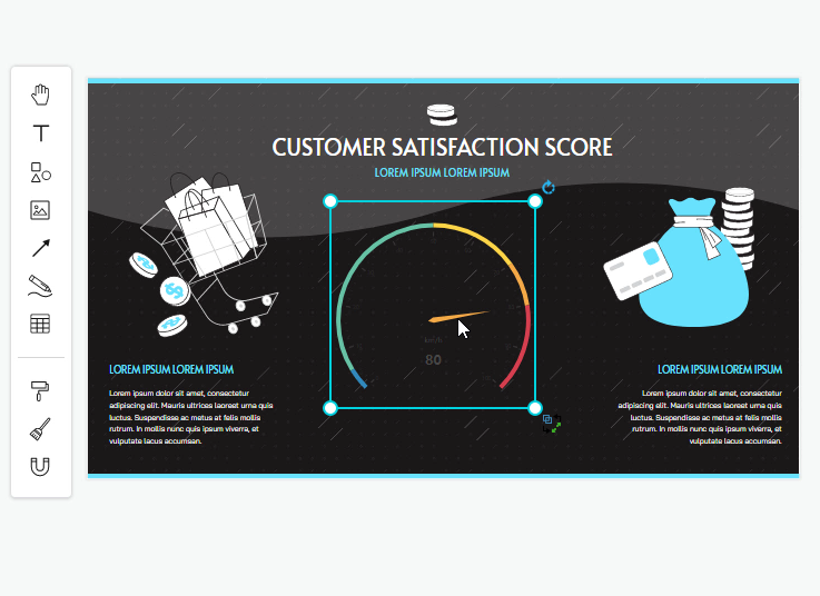 How to create gauge chart?