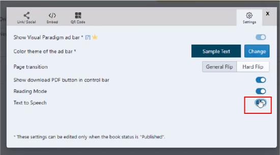 How to Read Out a Flipbook with Text to Speech