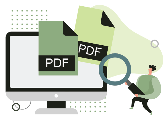 How do I download PDF documents to my computer?