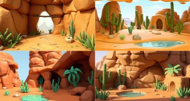 Crafting Engaging Animation Templates with Backgrounds