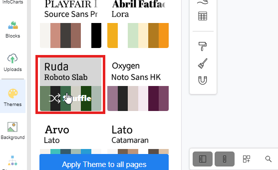 How to apply a theme to all pages?