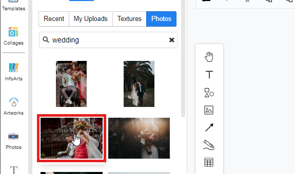 How to use a stock photo as background?