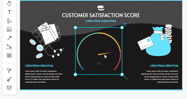 How to create gauge chart?