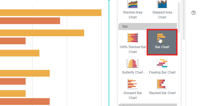 How to switch chart type?
