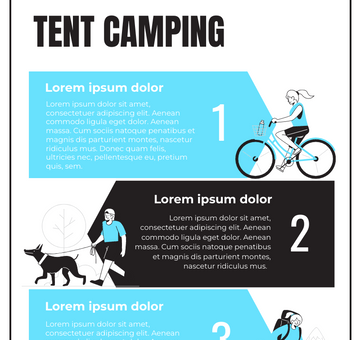 4 Tips For Camping Infographic