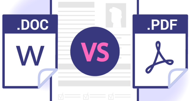 Here’s When You Should Send a Resume in PDF or Word