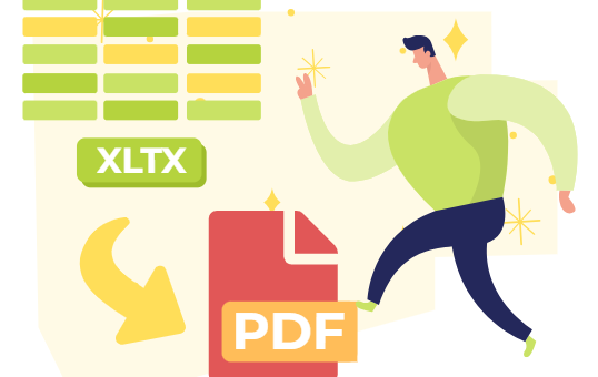 How to Convert XLTX to PDF for FREE