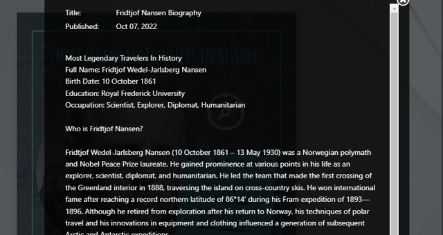 How to specify description for your flipbook?