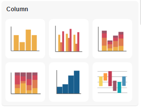 How to create a 100% stacked column chart?