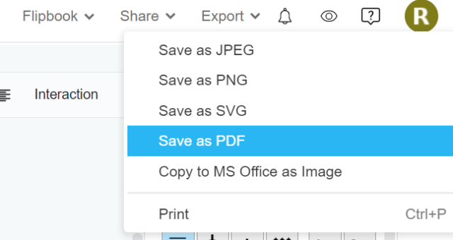 Export My Work As A PDF Document