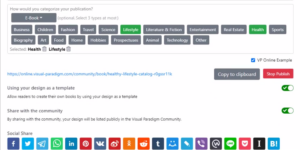 Stop sharing flipbook with public