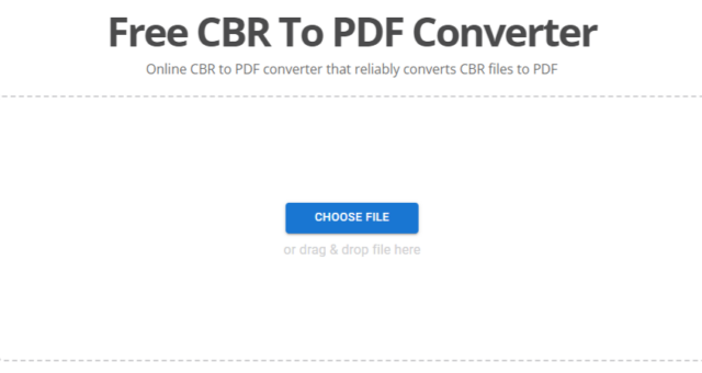How to Convert CBR File to PDF for FREE