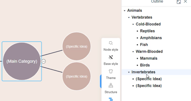 How to Create Bubble Map using Visual Paradigm Smart Board