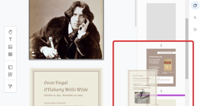How to re-arrange pages in a PDF