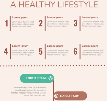 Create A Healthy Lifestyle Infographic