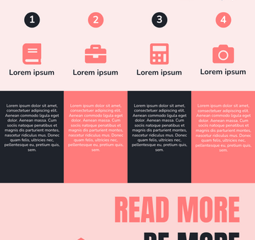 Develop Reading Habit Infographic