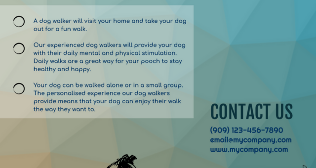 Dog Walker Poster
