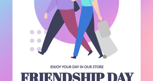 Friendship Day Fashion Discount Poster