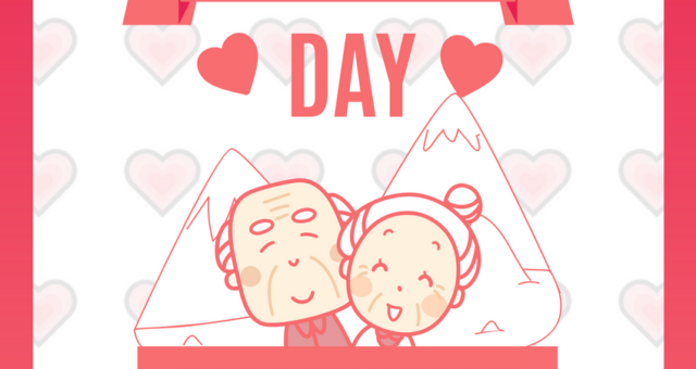Grandparents Day Heart Poster