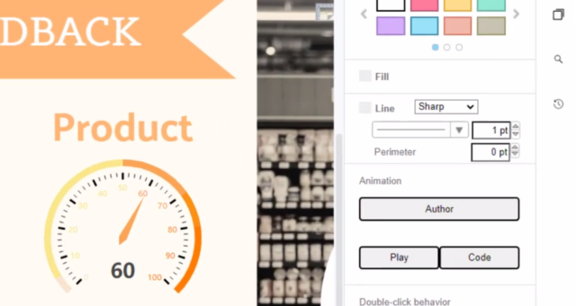 Specify minimum & maximum value in gauge chart