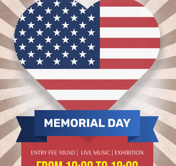 Memorial Day Exhibition Poster