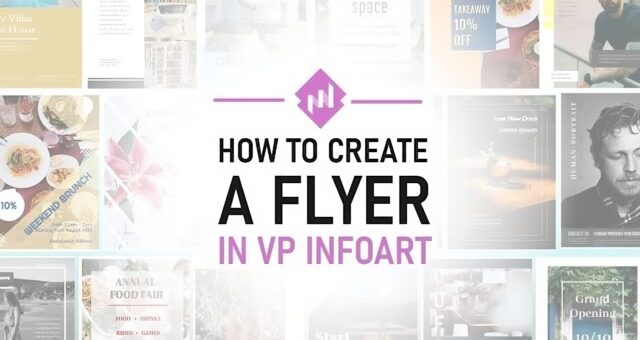 How to create a flyer in VP Visual Paradigm Online