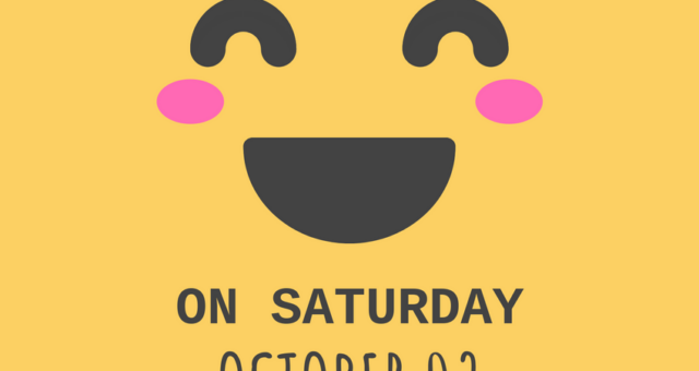 Simple World Smile Day Poster