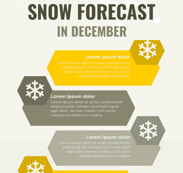 Snow Forecast Infographic