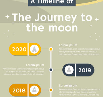 Journey To The Moon Infographic