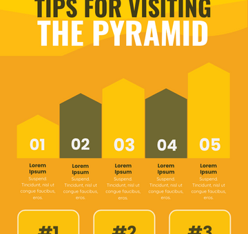 Visiting The Pyramid Infographic