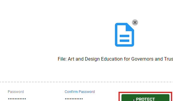 How to protect a PDF with password?