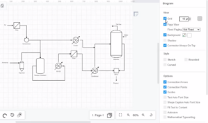Use the diagram editor grid