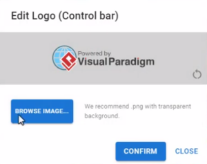 Specify your own logo in a flipbook