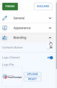 Specify contact info for your flipbook