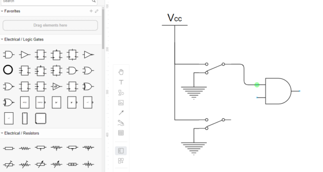 How to Add Logic Gates to Electrical Diagram