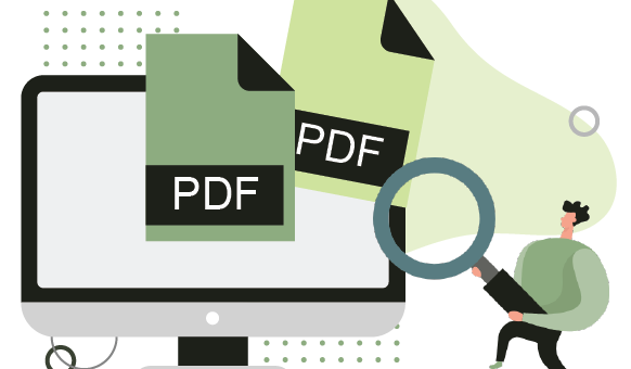 How do I download PDF documents to my computer?