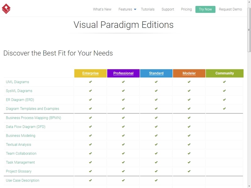 Visual Paradigm Editions