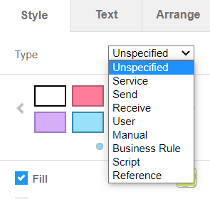 specifying optionality in visual paradigm