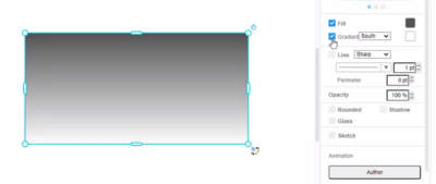 Apply a gradient fill color to shape - Visual Paradigm Blog