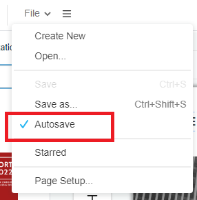 How to Enable Autosave?