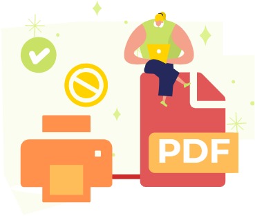How to disable printout for a PDF
