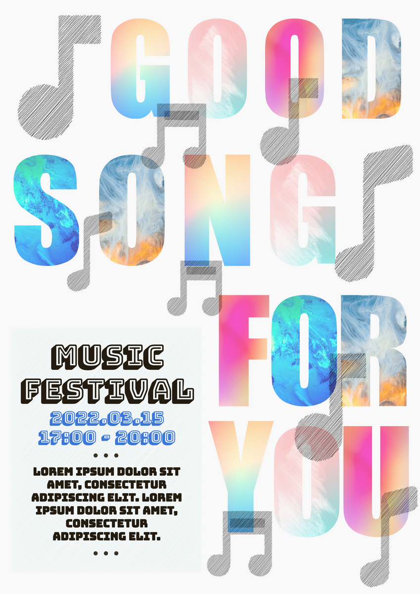 Poster template: Music Festival Event Poster (Created by Visual Paradigm Online's Poster maker)
