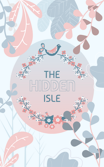 Buchcover-Vorlage: Mysterious Isle Book Cover (Erstellt vom Book Cover Maker von Visual Paradigm Online)