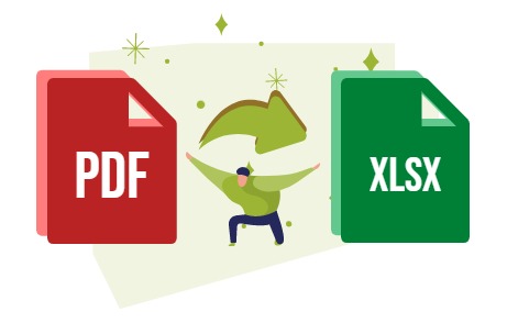 How to convert PDF to MS Excel