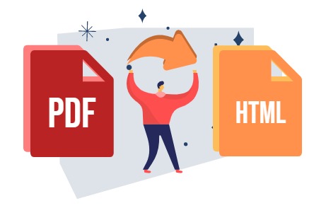 How to convert PDF to HTML